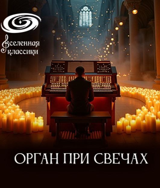 Орган при свечах.